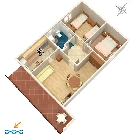 House With A Parking Space Tribunj, Vodice - 4204 * Tribalj